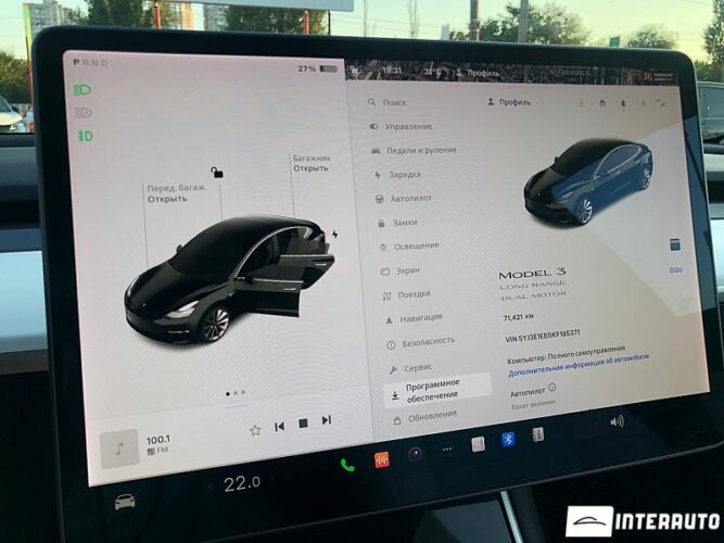 Tesla Model 3 40 interauto-car
