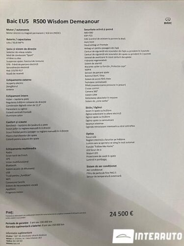 Baic EU5 53 interauto-car