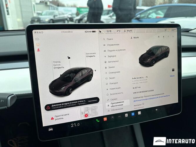 Tesla Model 3 40 interauto-car