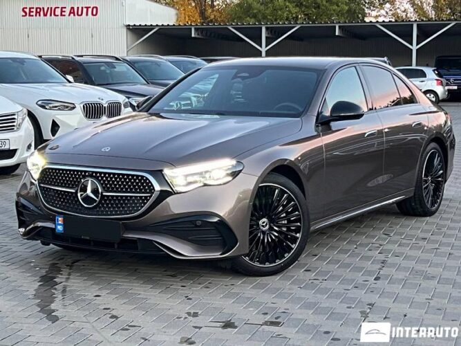 Mercedes E 300de 2024 doar la InterAuto