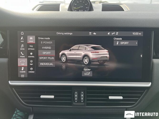 Porsche Cayenne E-Hybrid Coupe 47 interauto-car