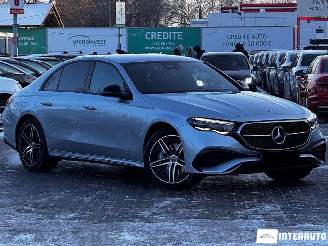 Mercedes E 300e 2024 doar la InterAuto