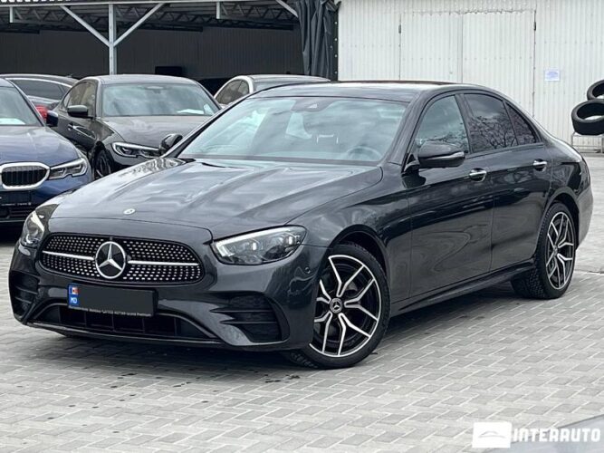 Mercedes E 220 2020 doar la InterAuto
