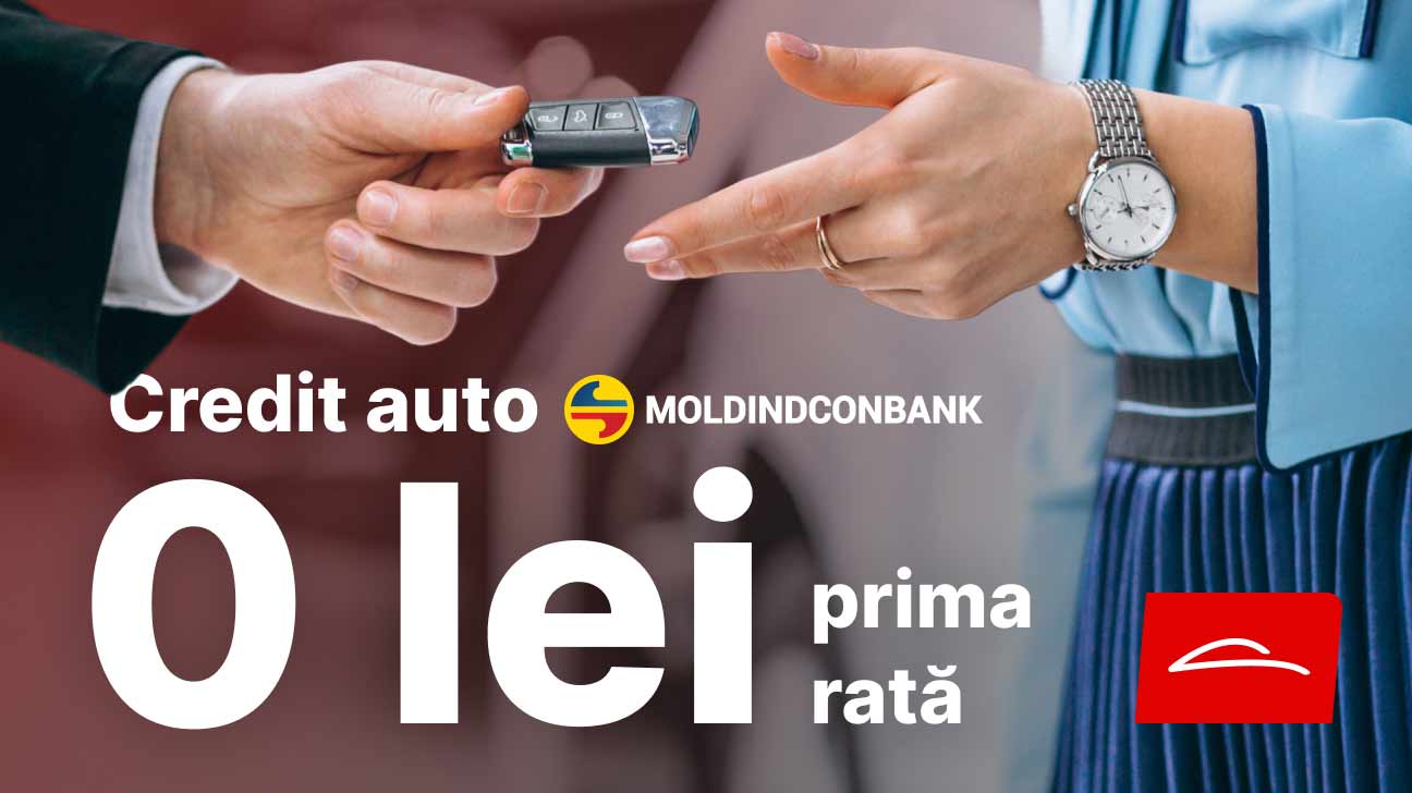 Credit auto 0 lei prima rată la InterAuto – Finanțare avantajoasă prin Moldindconbank