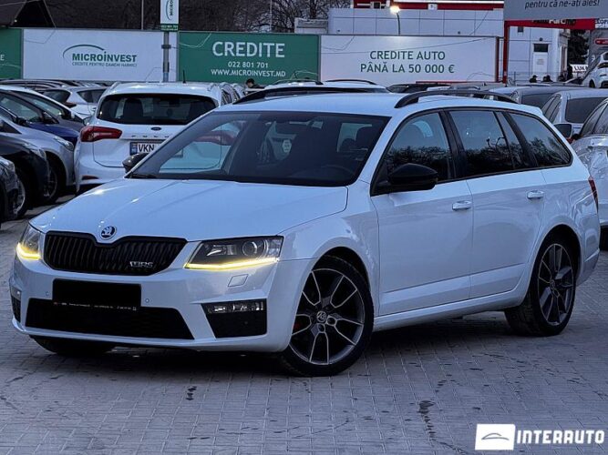 Skoda Octavia RS 2017 doar la InterAuto