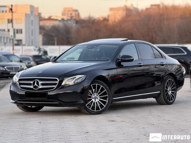 Mercedes E 220 2017 doar la InterAuto