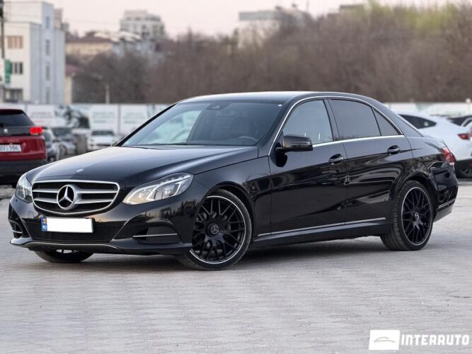 Mercedes E 220 2014 doar la InterAuto