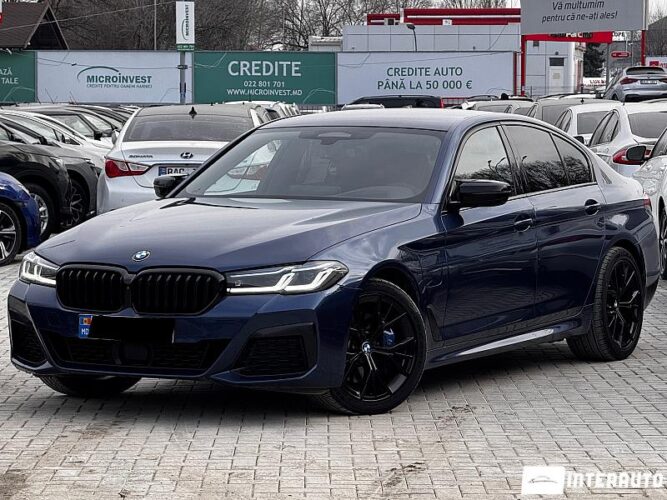 BMW 530e 2021 doar la InterAuto
