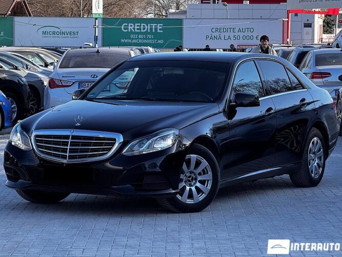 Mercedes E 220 2015 doar la InterAuto