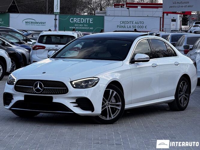 Mercedes E 350 2021 doar la InterAuto