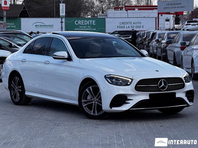 Mercedes E 350 2021 doar la InterAuto