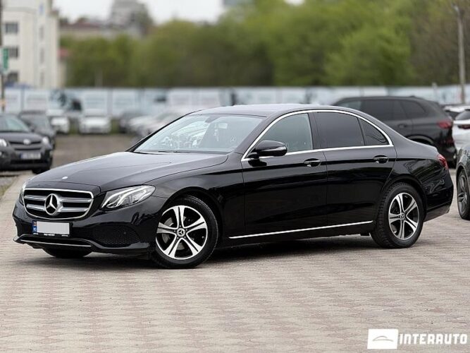 Mercedes E 220 2018 doar la InterAuto