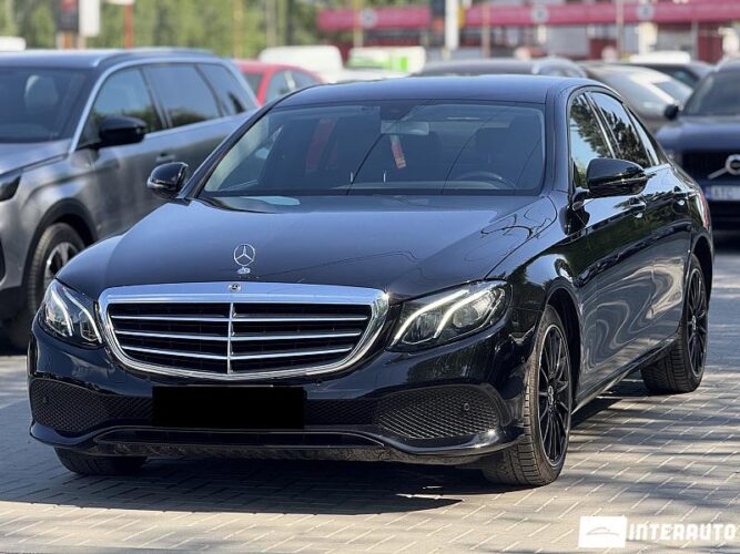 Mercedes E 220 2020 doar la InterAuto