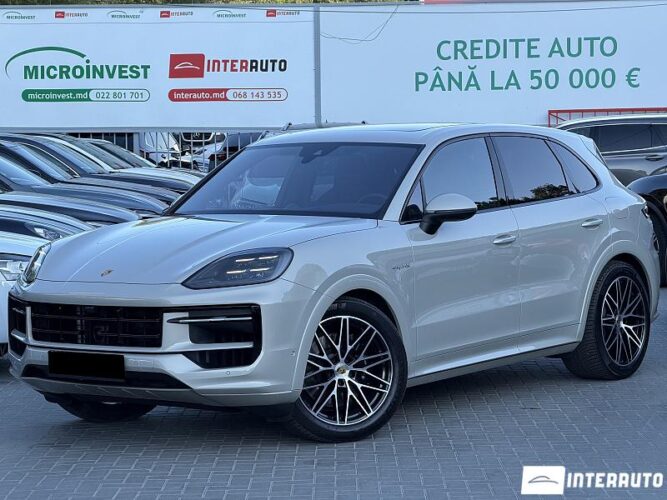 Porsche Cayenne E-Hybrid 2023 doar la InterAuto