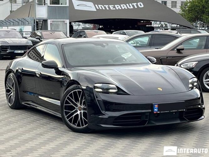Porsche Taycan Turbo S 2020 doar la InterAuto