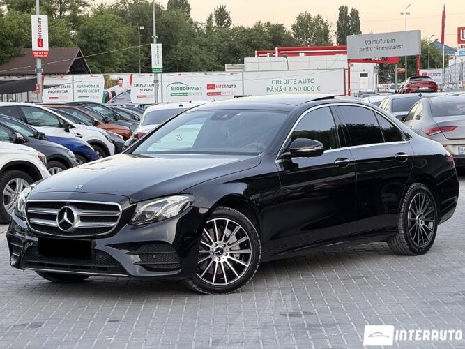 Mercedes E 220 2019 doar la InterAuto
