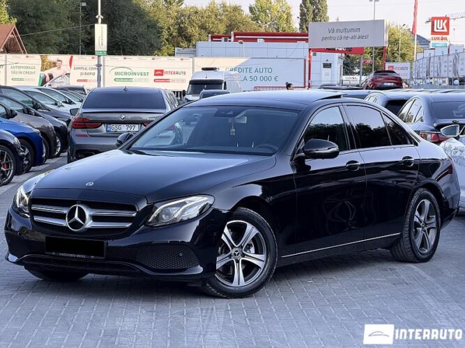 Mercedes E 220 2018 doar la InterAuto