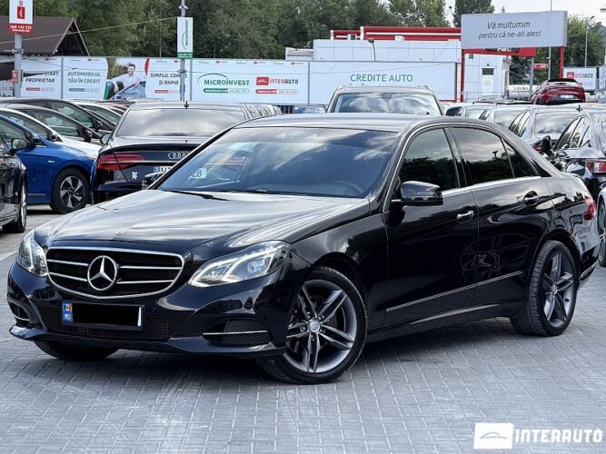 Mercedes E 250 2015 doar la InterAuto