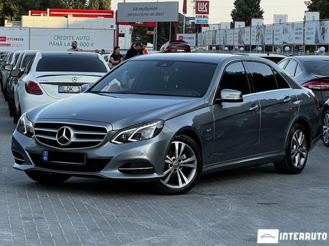 Mercedes E 220 2013 doar la InterAuto