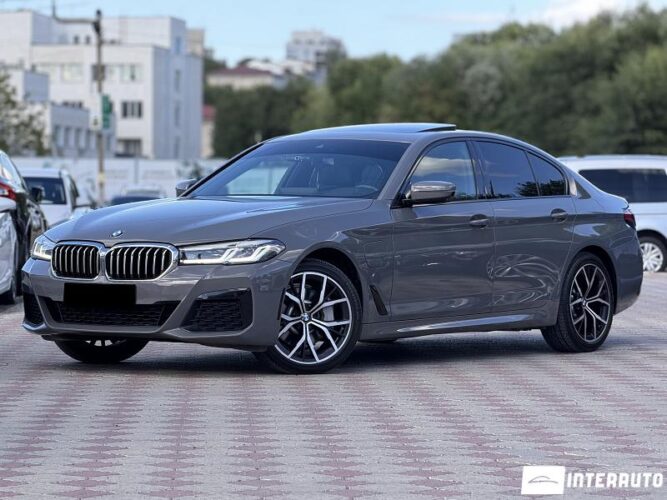 BMW 530e 2021 doar la InterAuto