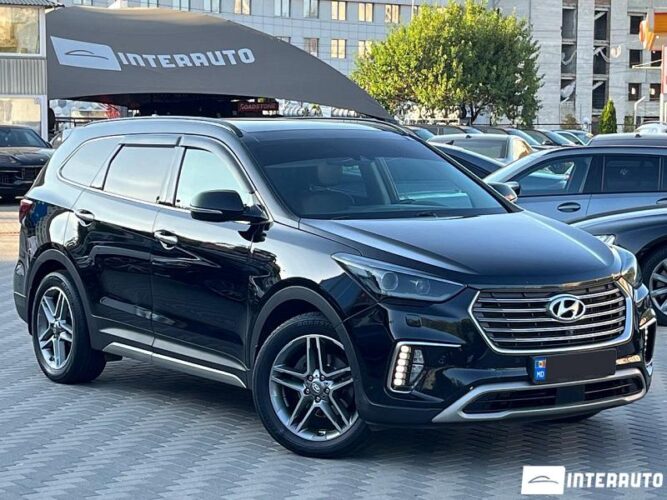 Hyundai Grand Santa Fe 2018 doar la InterAuto