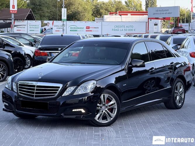 Mercedes E 220 2010 doar la InterAuto