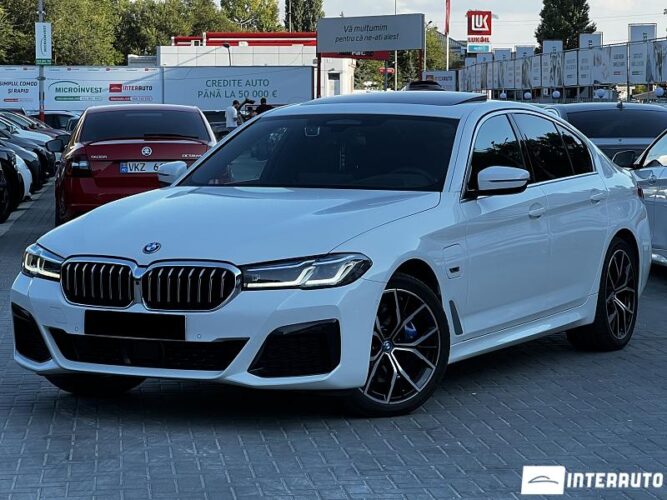 BMW 530e 2022 doar la InterAuto